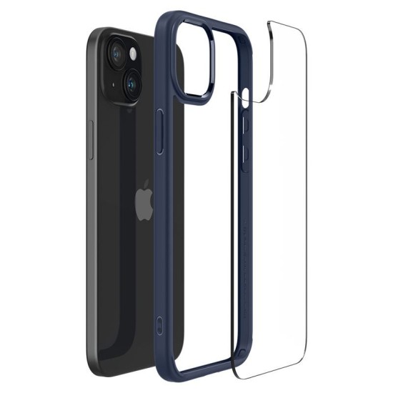 Husa Spigen Ultra Hybrid compatibila cu iPhone 15 Navy Blue (Spigen, iPhone 15) by www.silkase.ro Husa Spigen Ultra Hybrid compatibila cu iPhone 15 Navy Blue (iPhone 15, ACS06801) by www.silkase.ro