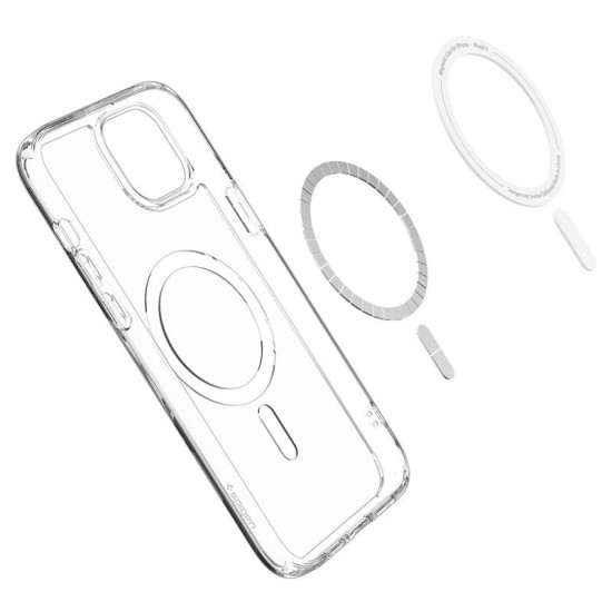 Husa pentru iPhone 15, Spigen Ultra Hybrid MagSafe, White (Spigen, iPhone 15) by www.silkase.ro Husa pentru iPhone 15, Spigen Ultra Hybrid MagSafe, White (iPhone 15, ACS06802) by www.silkase.ro