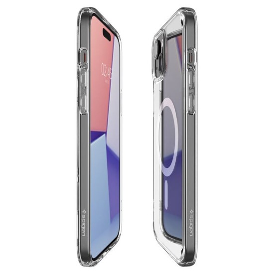 Husa pentru iPhone 15, Spigen Ultra Hybrid MagSafe, White (Spigen, iPhone 15) by www.silkase.ro Husa pentru iPhone 15, Spigen Ultra Hybrid MagSafe, White (iPhone 15, ACS06802) by www.silkase.ro