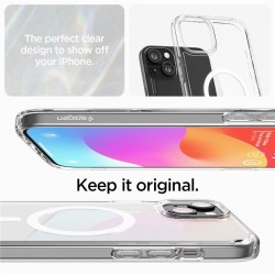 Husa pentru iPhone 15, Spigen Ultra Hybrid MagSafe, White