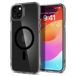 Husa pentru iPhone 15, Spigen Ultra Hybrid MagSafe, Black