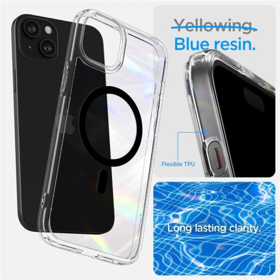 Husa pentru iPhone 15, Spigen Ultra Hybrid MagSafe, Black (Spigen, iPhone 15) by www.silkase.ro Husa pentru iPhone 15, Spigen Ultra Hybrid MagSafe, Black (iPhone 15, ACS06803) by www.silkase.ro
