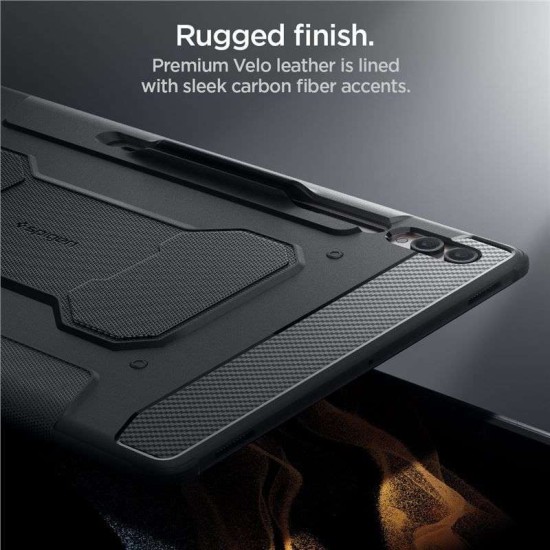 Husa de protectie tableta Spigen, Rugged Armor pentru Samsung Galaxy TAB S8 ULTRA/ S9 ULTRA 14.6, Negru (Spigen, Ingredi) by www.silkase.ro Husa de protectie tableta Spigen, Rugged Armor pentru Samsung Galaxy TAB S8 ULTRA/ S9 ULTRA 14.6, Negru (Ingredi, ACS06538) by www.silkase.ro