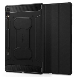 Husa de protectie tableta Spigen, Rugged Armor pentru Samsung Galaxy TAB S9+ PLUS 12.4 X810 / X816B, Negru Husa de protectie tableta Spigen, Rugged Armor pentru Samsung Galaxy TAB S9+ PLUS 12.4 X810 / X816B, Negru