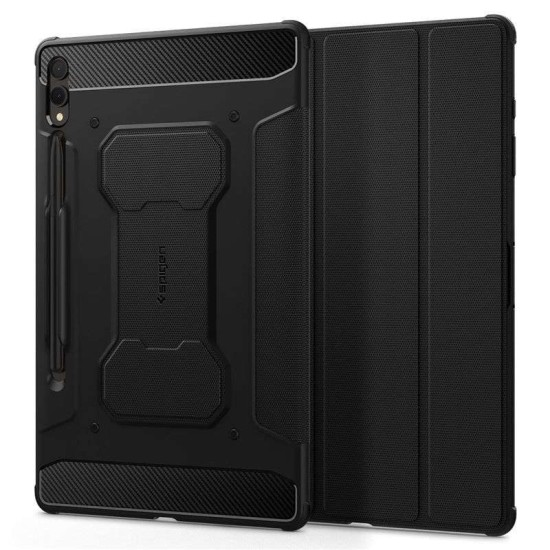 Husa de protectie tableta Spigen, Rugged Armor pentru Samsung Galaxy TAB S9+ PLUS 12.4 X810 / X816B, Negru (Spigen, Ingredi) by www.silkase.ro Husa de protectie tableta Spigen, Rugged Armor pentru Samsung Galaxy TAB S9+ PLUS 12.4 X810 / X816B, Negru (Ingredi, ACS06539) by www.silkase.ro
