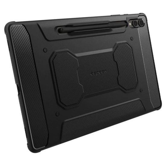 Husa de protectie tableta Spigen, Rugged Armor pentru Samsung Galaxy TAB S9+ PLUS 12.4 X810 / X816B, Negru (Spigen, Ingredi) by www.silkase.ro Husa de protectie tableta Spigen, Rugged Armor pentru Samsung Galaxy TAB S9+ PLUS 12.4 X810 / X816B, Negru (Ingredi, ACS06539) by www.silkase.ro