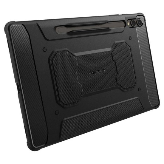 Husa de protectie tableta Spigen, Rugged Armor pentru Samsung Galaxy TAB S9+ PLUS 12.4 X810 / X816B, Negru (Spigen, Ingredi) by www.silkase.ro Husa de protectie tableta Spigen, Rugged Armor pentru Samsung Galaxy TAB S9+ PLUS 12.4 X810 / X816B, Negru (Ingredi, ACS06539) by www.silkase.ro