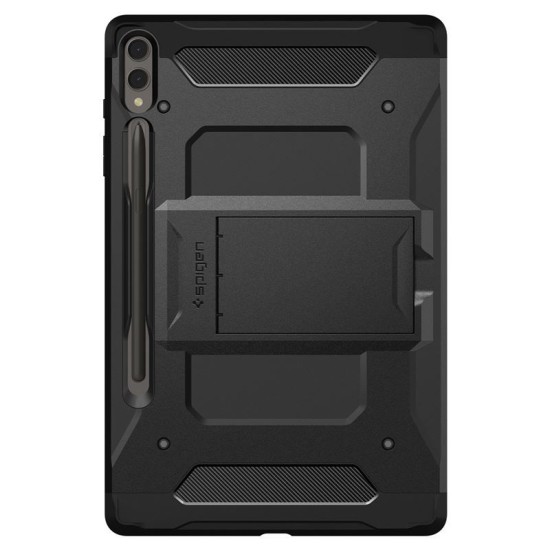 Husa de protectie tableta Spigen, Tough Armor pentru Samsung Galaxy TAB S9+ PLUS 12.4 X810/ X816B, Negru (Spigen, Ingredi) by www.silkase.ro Husa de protectie tableta Spigen, Tough Armor pentru Samsung Galaxy TAB S9+ PLUS 12.4 X810/ X816B, Negru (Ingredi, ACS06835) by www.silkase.ro