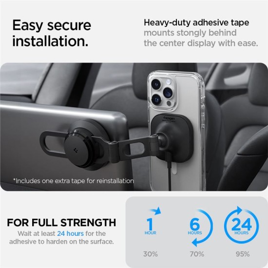 Suport auto Spigen OneTap Pro ITT90W-3 Qi 7.5W pentru Tesla Model 3 / Y / X / S pentru iPhone cu magnet, negru (Spigen, Suport auto) by www.silkase.ro Suport auto Spigen OneTap Pro ITT90W-3 Qi 7.5W pentru Tesla Model 3 / Y / X / S pentru iPhone cu magnet, negru (Suport auto, ACP06860) by www.silkase.ro