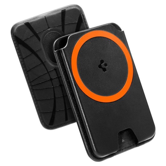 Portofel magnetic telefon Spigen compatibil cu Apple, Piele ecologica, Negru (Spigen, Accesorii telefoane) by www.silkase.ro Portofel magnetic telefon Spigen compatibil cu Apple, Piele ecologica, Negru (Portofele și Suporturi Card, AFA06866) by www.silkase.ro