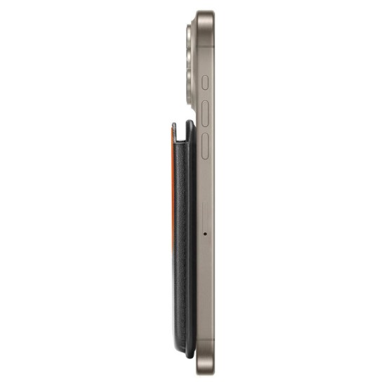 Portofel magnetic telefon Spigen compatibil cu Apple, Piele ecologica, Negru (Spigen, Accesorii telefoane) by www.silkase.ro Portofel magnetic telefon Spigen compatibil cu Apple, Piele ecologica, Negru (Portofele și Suporturi Card, AFA06866) by www.silkase.ro