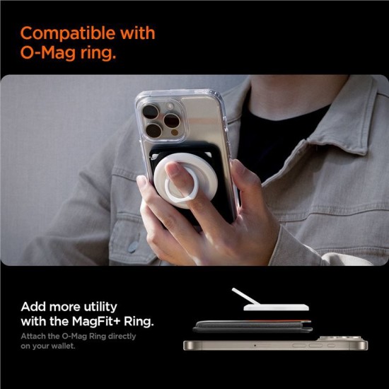 Portofel magnetic telefon Spigen compatibil cu Apple, Piele ecologica, Negru (Spigen, Accesorii telefoane) by www.silkase.ro Portofel magnetic telefon Spigen compatibil cu Apple, Piele ecologica, Negru (Portofele și Suporturi Card, AFA06866) by www.silkase.ro
