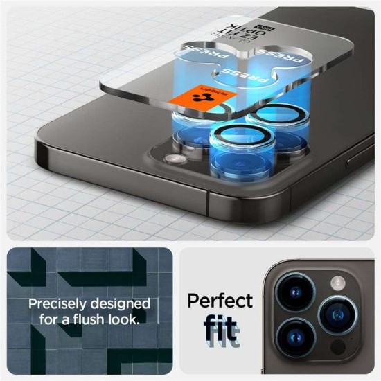 Set 4 protectii sticla camera foto Spigen Optik EZ FIT compatibil cu iPhone 15 Pro / 15 Pro Max / 16 Pro / 16 Pro Max Crystal Clear (Spigen, Ingredi) by www.silkase.ro Set 4 protectii sticla camera foto Spigen Optik EZ FIT compatibil cu iPhone 15 Pro / 15 Pro Max / 16 Pro / 16 Pro Max Crystal Clear (Ingredi, AGL06914) by www.silkase.ro