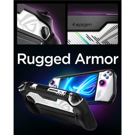 Husa de protectie robusta Spigen Rugged Armor pentru Asus ROG Ally 2023, neagra (Diverse accesorii, ACS06921) by www.silkase.ro