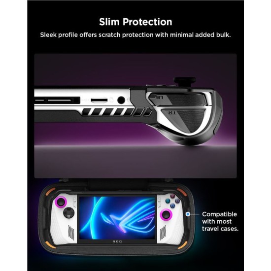 Husa de protectie robusta Spigen Rugged Armor pentru Asus ROG Ally 2023, neagra (Diverse accesorii, ACS06921) by www.silkase.ro