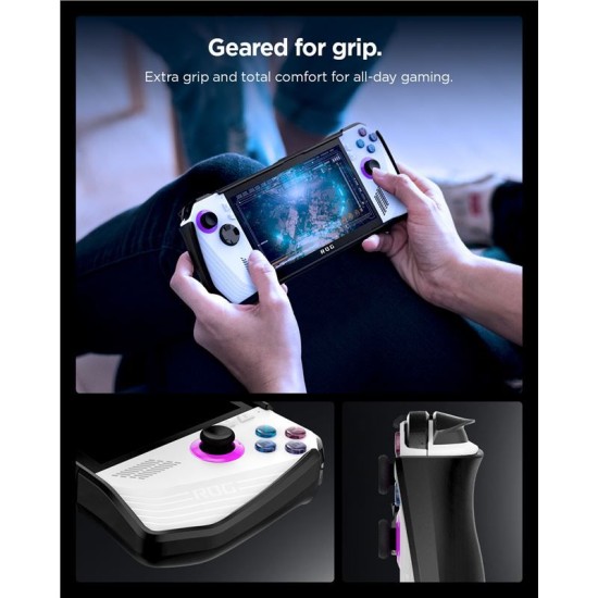 Husa telefon, Spigen, policarbonat, Compatibil cu Aus ROG Ally, Negru (Spigen, Ingredi) by www.silkase.ro Husa telefon, Spigen, policarbonat, Compatibil cu Aus ROG Ally, Negru (Ingredi, ACS06922) by www.silkase.ro
