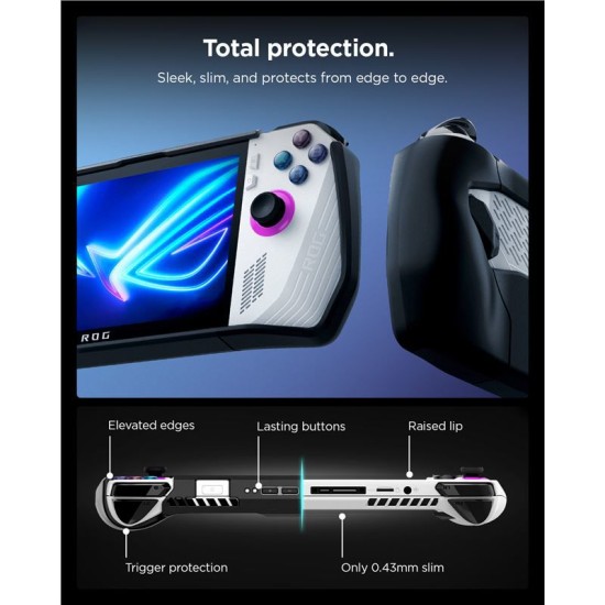 Husa telefon, Spigen, policarbonat, Compatibil cu Aus ROG Ally, Negru (Spigen, Ingredi) by www.silkase.ro Husa telefon, Spigen, policarbonat, Compatibil cu Aus ROG Ally, Negru (Ingredi, ACS06922) by www.silkase.ro