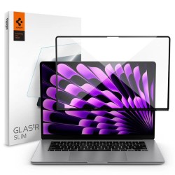 Folie sticla Spigen Glass tR SLIM pentru Apple MacBook Air 15" M2 2023, transparent
