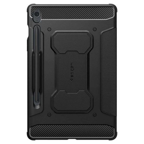Husa Spigen Rugged Armor Pro compatibila cu Samsung Galaxy Tab S9 FE 10.9 inch Black (Spigen, Ingredi) by www.silkase.ro Husa Spigen Rugged Armor Pro compatibila cu Samsung Galaxy Tab S9 FE 10.9 inch Black (Ingredi, ACS06857) by www.silkase.ro