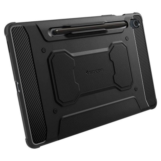 Husa Spigen Rugged Armor Pro compatibila cu Samsung Galaxy Tab S9 FE 10.9 inch Black (Spigen, Ingredi) by www.silkase.ro Husa Spigen Rugged Armor Pro compatibila cu Samsung Galaxy Tab S9 FE 10.9 inch Black (Ingredi, ACS06857) by www.silkase.ro
