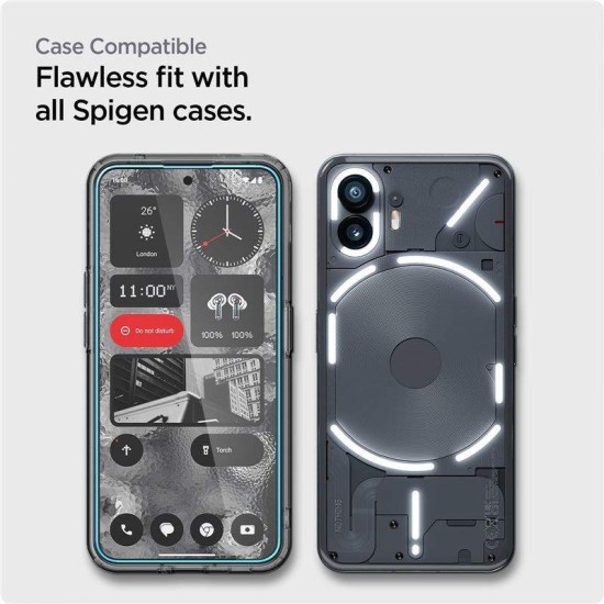 Set 2 folii sticla transparente cu sistem de montare Case friendly Spigen ALM GLAStR compatibil cu Nothing Phone 2 (Spigen, Ingredi) by www.silkase.ro Set 2 folii sticla transparente cu sistem de montare Case friendly Spigen ALM GLAStR compatibil cu Nothing Phone 2 (Ingredi, AGL06981) by www.silkase.ro