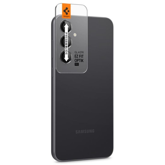 Set 2 protectii de camera Spigen Glas.tR EZ Fit Optik Pro pentru Samsung Galaxy S23 FE, negre (Spigen, Ingredi) by www.silkase.ro Set 2 protectii de camera Spigen Glas.tR EZ Fit Optik Pro pentru Samsung Galaxy S23 FE, negre (S23 FE, AGL06987) by www.silkase.ro
