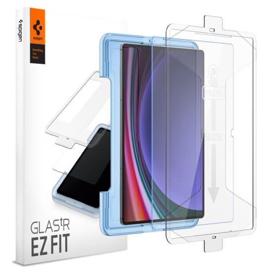 Folie de protectie tableta Spigen, Glas.tR EZ Fit pentru Samsung Galaxy TAB S9 ULTRA 14.6 X910/ X916B (Ingredi, AGL06998) by www.silkase.ro