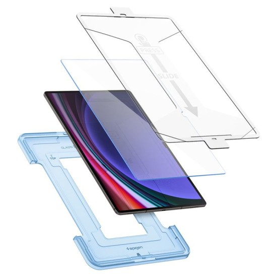 Folie de protectie tableta Spigen, Glas.tR EZ Fit pentru Samsung Galaxy TAB S9 ULTRA 14.6 X910/ X916B (Ingredi, AGL06998) by www.silkase.ro