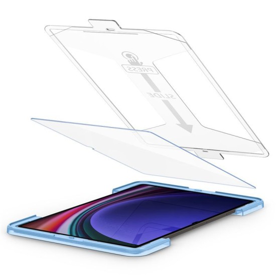 Folie de protectie tableta Spigen, Glas.tR EZ Fit pentru Samsung Galaxy TAB S9 ULTRA 14.6 X910/ X916B (Ingredi, AGL06998) by www.silkase.ro