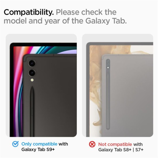 Folie de protectie tableta Spigen, Glas.tR EZ Fit pentru Samsung Galaxy TAB S9+ PLUS 12.4 X810/ X816B (Spigen, Ingredi) by www.silkase.ro Folie de protectie tableta Spigen, Glas.tR EZ Fit pentru Samsung Galaxy TAB S9+ PLUS 12.4 X810/ X816B (Ingredi, AGL06999) by www.silkase.ro