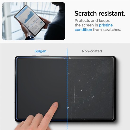 Folie de protectie tableta Spigen, Glas.tR EZ Fit pentru Samsung Galaxy TAB S9+ PLUS 12.4 X810/ X816B (Spigen, Ingredi) by www.silkase.ro Folie de protectie tableta Spigen, Glas.tR EZ Fit pentru Samsung Galaxy TAB S9+ PLUS 12.4 X810/ X816B (Ingredi, AGL06999) by www.silkase.ro