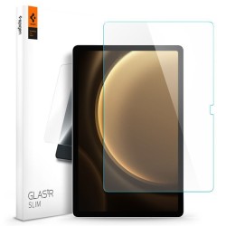 Folie protectie transparenta Case friendly Spigen GLAStR SLIM compatibila cu Samsung Galaxy Tab S9 FE 10.9 inch