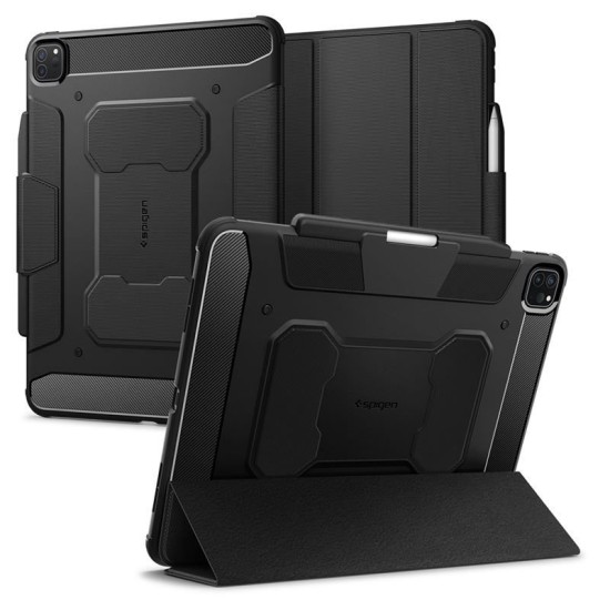 Spigen Rugged Armor Pro, pentru Apple iPad Pro 13" 2024, negru (Spigen, Ingredi) by www.silkase.ro Spigen Rugged Armor Pro, pentru Apple iPad Pro 13" 2024, negru (Ingredi, ACS07007) by www.silkase.ro