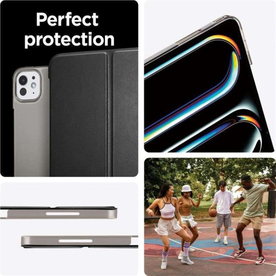 Husa Spigen Smart Fold, pentru Apple iPad Pro 13" 2024, negru (Spigen, Ingredi) by www.silkase.ro Husa Spigen Smart Fold, pentru Apple iPad Pro 13" 2024, negru (Ingredi, ACS07015) by www.silkase.ro