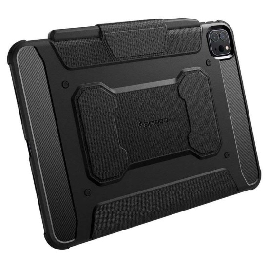 Spigen Rugged Armor Pro, pentru Apple iPad Pro 11" 2024, negru (Ingredi, ACS07017) by www.silkase.ro