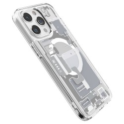 Husa Spigen Ultra Hybrid MagSafe compatibila cu iPhone 15 Pro Max Zero One White Husa Spigen Ultra Hybrid MagSafe compatibila cu iPhone 15 Pro Max Zero One White
