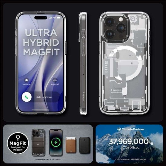 Husa Spigen Ultra Hybrid MagSafe compatibila cu iPhone 15 Pro Max Zero One White (Spigen, iPhone 15 Pro Max) by www.silkase.ro Husa Spigen Ultra Hybrid MagSafe compatibila cu iPhone 15 Pro Max Zero One White (iPhone 15 Pro Max, ACS07034) by www.silkase.ro