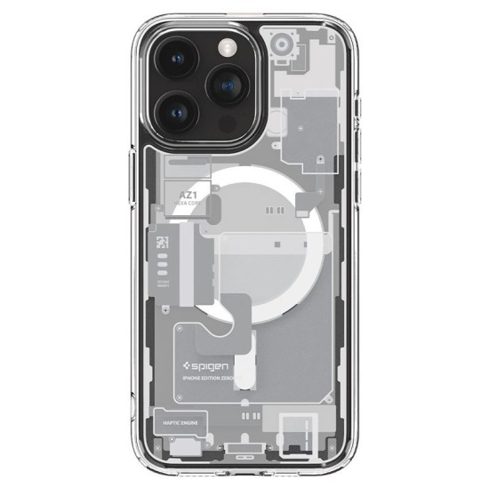 Husa Spigen Ultra Hybrid Mag MagSafe pentru Apple iPhone 15 Pro Alb (iPhone 15 Pro, ACS07036) by www.silkase.ro