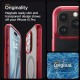 Husa Spigen Ultra Hybrid MagSafe compatibila cu iPhone 15 Pro Frost Red (iPhone 15 Pro, ACS07057) by www.silkase.ro