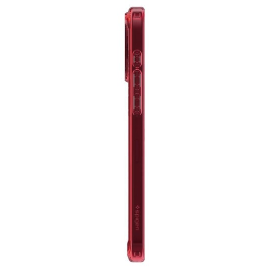 Husa Spigen Ultra Hybrid MagSafe compatibila cu iPhone 15 Pro Frost Red (iPhone 15 Pro, ACS07057) by www.silkase.ro