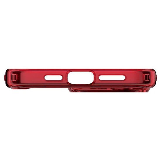 Husa Spigen Ultra Hybrid MagSafe compatibila cu iPhone 15 Pro Frost Red (iPhone 15 Pro, ACS07057) by www.silkase.ro