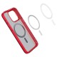 Husa Spigen Ultra Hybrid MagSafe compatibila cu iPhone 15 Pro Frost Red (iPhone 15 Pro, ACS07057) by www.silkase.ro