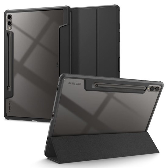 Husa Spigen Ultra Hybrid Pro compatibila cu Samsung Galaxy Tab S9 Plus 12.4 inch Black (Spigen, Ingredi) by www.silkase.ro Husa Spigen Ultra Hybrid Pro compatibila cu Samsung Galaxy Tab S9 Plus 12.4 inch Black (Ingredi, ACS07076) by www.silkase.ro