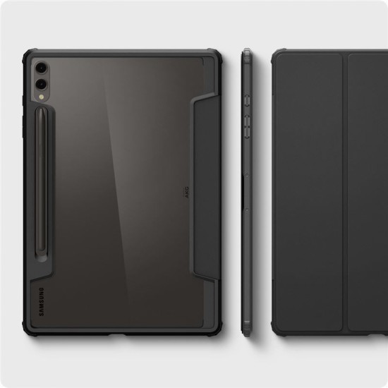 Husa Spigen Ultra Hybrid Pro compatibila cu Samsung Galaxy Tab S9 Plus 12.4 inch Black (Spigen, Ingredi) by www.silkase.ro Husa Spigen Ultra Hybrid Pro compatibila cu Samsung Galaxy Tab S9 Plus 12.4 inch Black (Ingredi, ACS07076) by www.silkase.ro