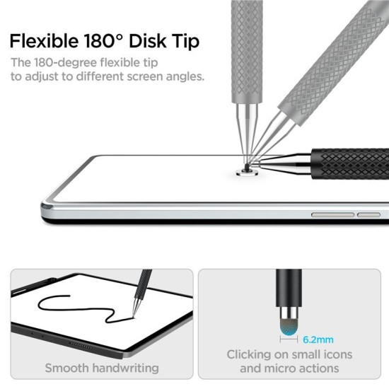 Stylus pen universal Spigen, negru (Spigen, Ingredi) by www.silkase.ro Stylus pen universal Spigen, negru (Stylus Pens, APP07078) by www.silkase.ro