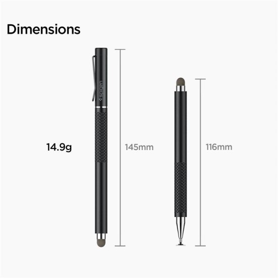 Stylus pen universal Spigen, negru (Spigen, Ingredi) by www.silkase.ro Stylus pen universal Spigen, negru (Stylus Pens, APP07078) by www.silkase.ro