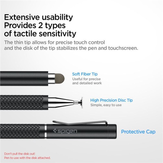 Stylus pen universal Spigen, negru (Spigen, Ingredi) by www.silkase.ro Stylus pen universal Spigen, negru (Stylus Pens, APP07078) by www.silkase.ro