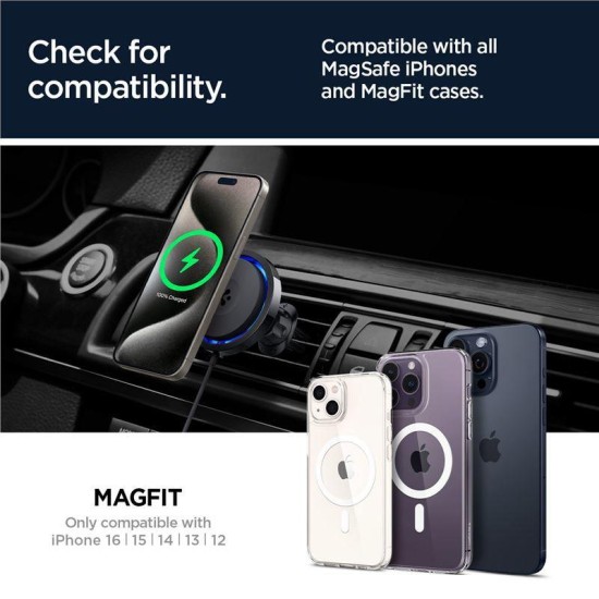 Suport auto Spigen OneTap Pro 3 CryoMax, negru, pentru ventilatie (Spigen, Suport auto) by www.silkase.ro Suport auto Spigen OneTap Pro 3 CryoMax, negru, pentru ventilatie (Suport auto, ACP07082) by www.silkase.ro