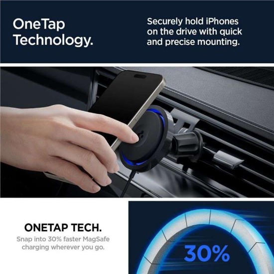 Suport auto Spigen OneTap Pro 3 CryoMax, negru, pentru ventilatie (Spigen, Suport auto) by www.silkase.ro Suport auto Spigen OneTap Pro 3 CryoMax, negru, pentru ventilatie (Suport auto, ACP07082) by www.silkase.ro