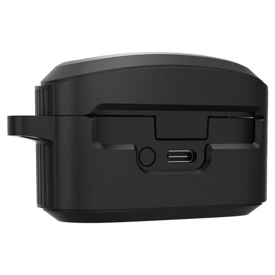 Husa Spigen Rugged Armor pentru Sony WF-1000XM5, negru (WF-1000XM5, ACS07086) by www.silkase.ro